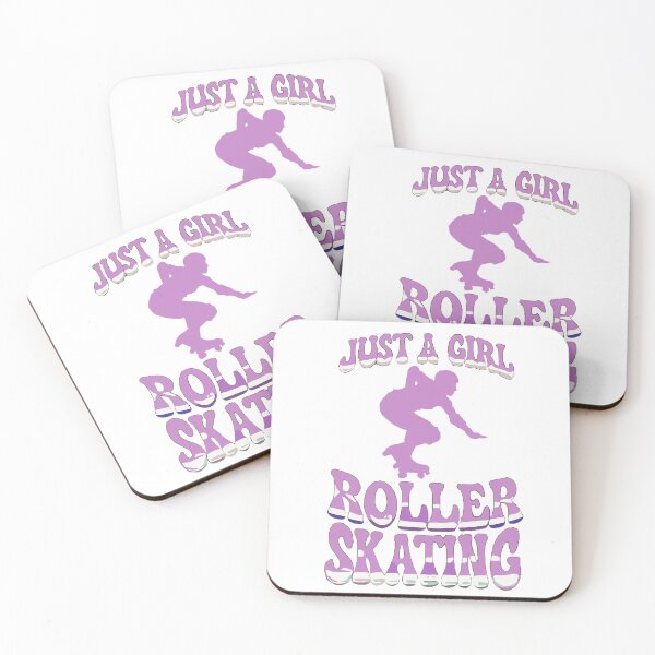 Item preview, Just A Girl Who Loves Roller Skating designed and sold by DashBliss.
