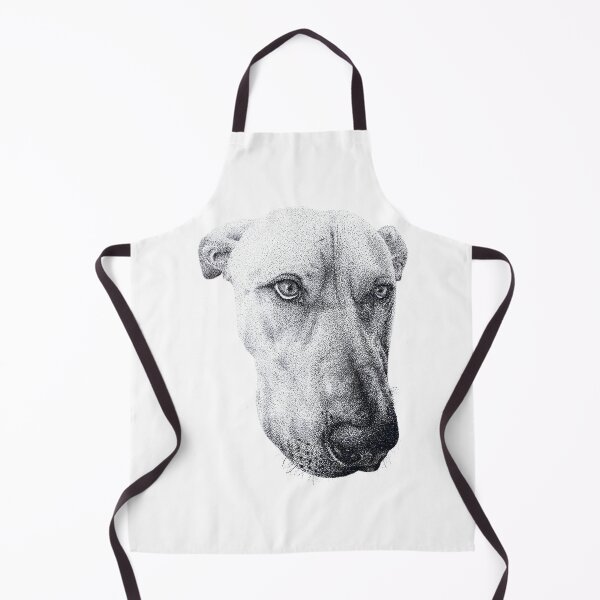Item preview, pointillism dog designed and sold by artsophia.