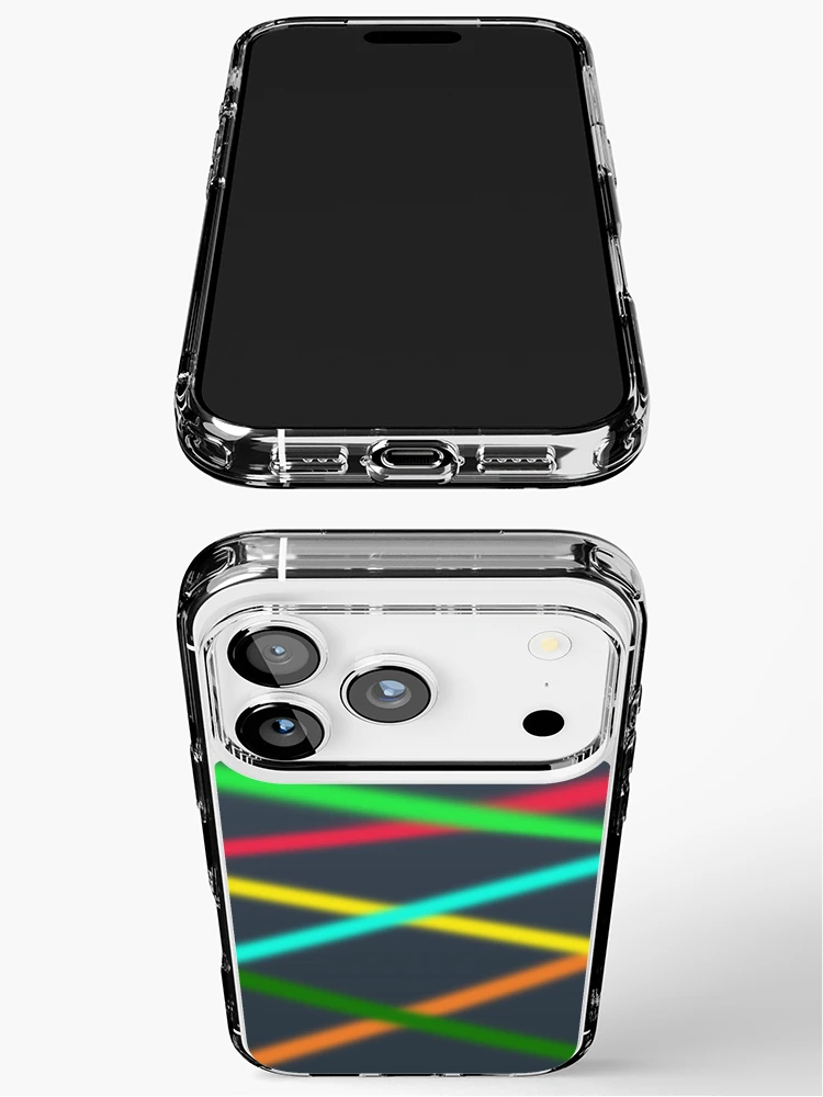 Thumbnail 3 of 5, iPhone Case, Abstract Multi Color Pattern - Multicolor Pattern designed and sold by Speed Prints.
