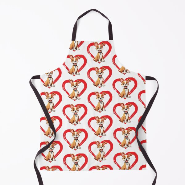 Item preview, Basenji Cartoon in Love Heart designed and sold by For Dog Sake!®.