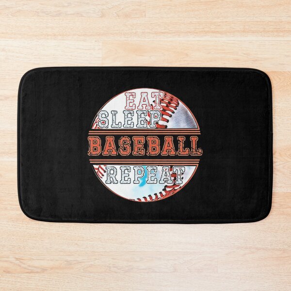 Item preview, Eat Sleep Baseball Repeat designed and sold by csoDesign.