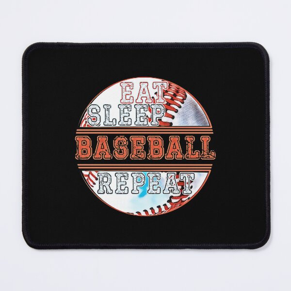 Item preview, Eat Sleep Baseball Repeat designed and sold by csoDesign.