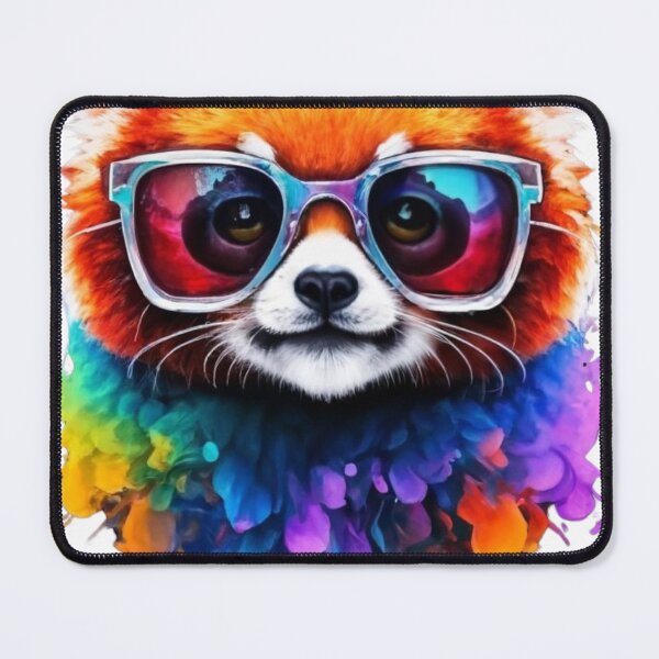 Item preview, Colorful Red Panda designed and sold by RelaxMusic.