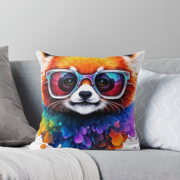 Item preview, Colorful Red Panda designed and sold by RelaxMusic.