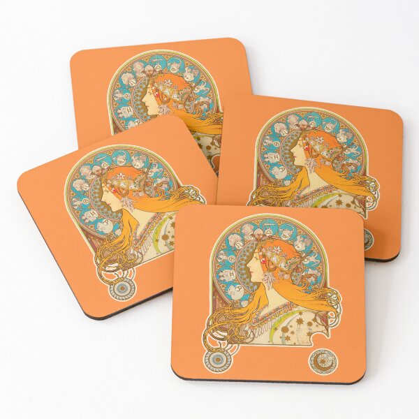 Item preview, Zodiac, (1896) - Alphonse Mucha. HIGH DEFINITION designed and sold by MINDTHECHERRY.