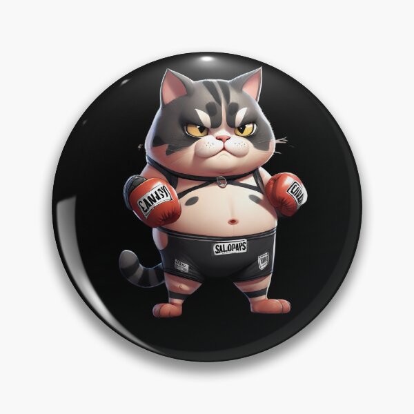 Item preview, Chubby Boxer Kitty Cat designed and sold by Keffy.