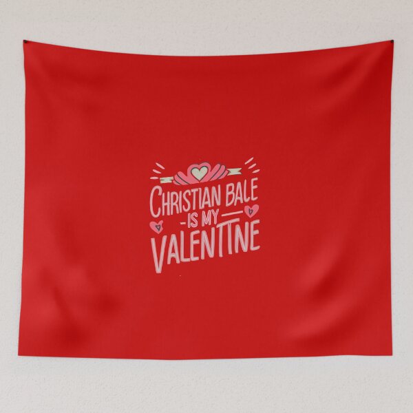 Item preview, Christian Bale Is My Valentine designed and sold by Itsheartshop.