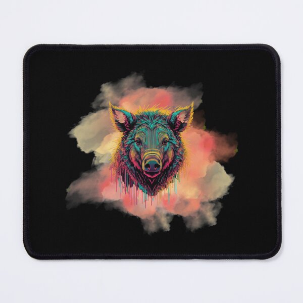Item preview, "Wild in Colors: Meet our Vibrant Boar! designed and sold by Lahate.