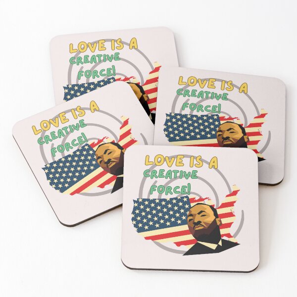 Item preview, love ise creative force, MLK Jr. designed and sold by neosticker.