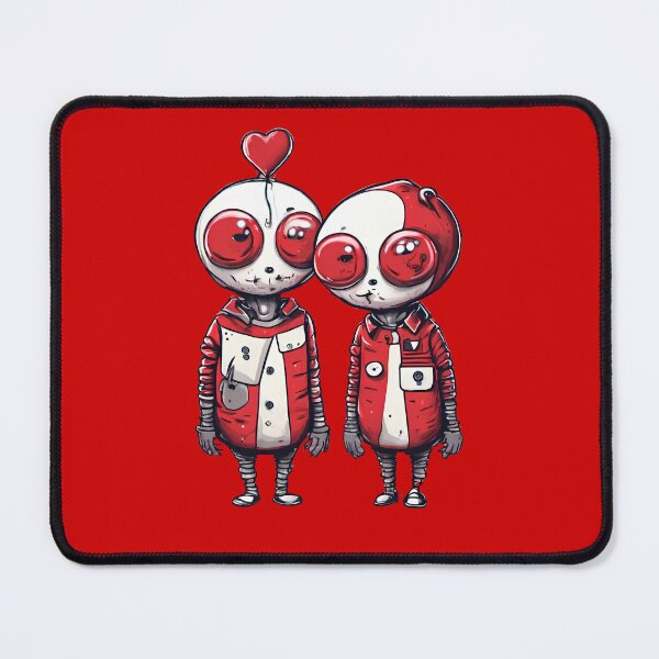 Item preview, Romantic Robot With Balloon designed and sold by Itsheartshop.