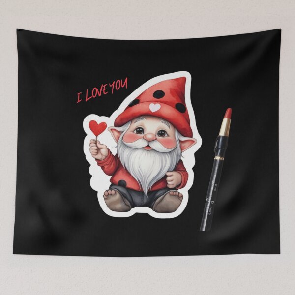 Item preview, The Gnome's Love Whispers designed and sold by ReyhansArtWorld.