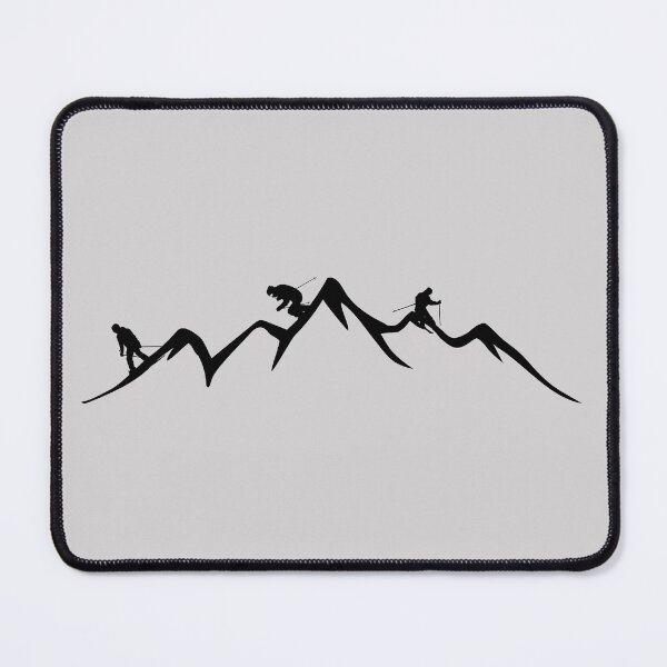 Item preview, Mountain Skiing, Alpine Skiing, Silhouette, Minimalist designed and sold by Chaput Store.