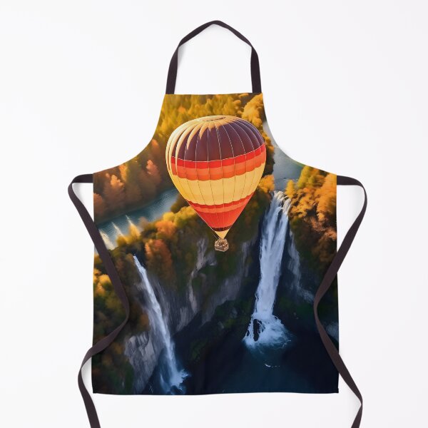 Item preview, Colorful hot air balloon or gas balloon floating in nature, for balloonists and balloon pilots, ride designed and sold by NBSStore.