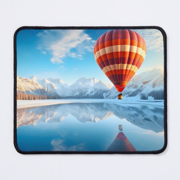 Item preview, Colorful hot air balloon or gas balloon floating in nature, for balloonists and balloon pilots, ride designed and sold by NBSStore.