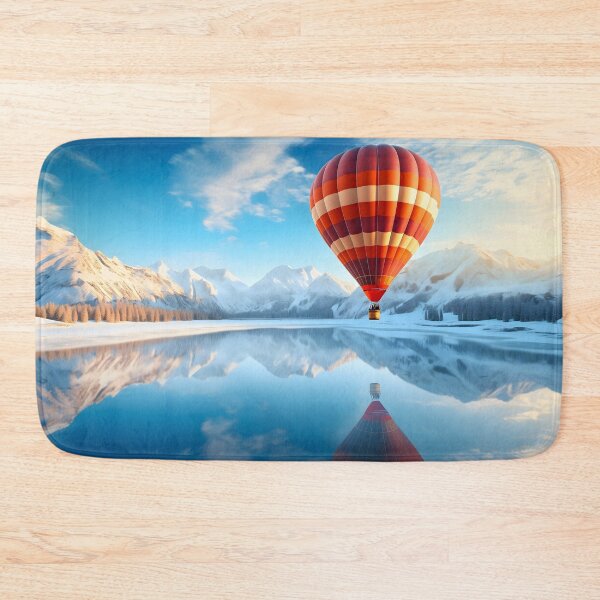Item preview, Colorful hot air balloon or gas balloon floating in nature, for balloonists and balloon pilots, ride designed and sold by NBSStore.