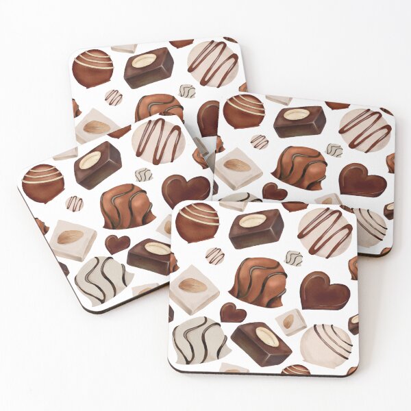 Item preview, Seamless Chocolate pattern designed and sold by CleverCrafteuse.