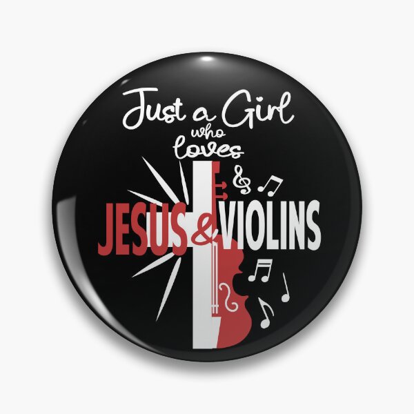 Item preview, Just a Girl who loves Jesus and Violins designed and sold by Colorfulman.