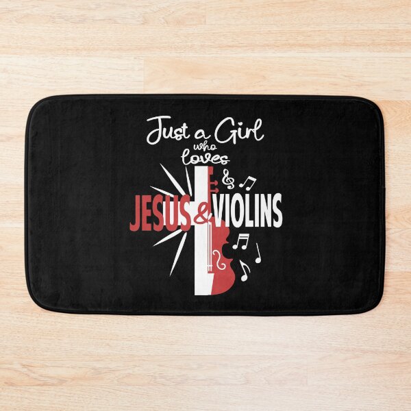 Item preview, Just a Girl who loves Jesus and Violins designed and sold by Colorfulman.