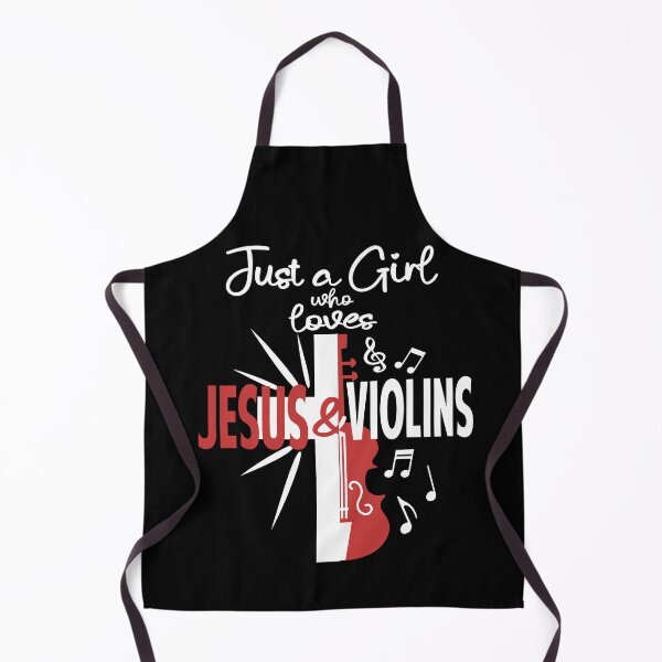Item preview, Just a Girl who loves Jesus and Violins designed and sold by Colorfulman.