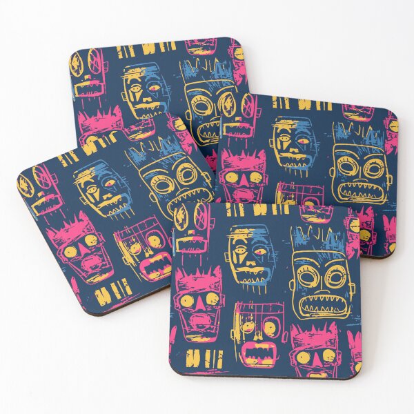 Item preview, African Voodoo Masks, Unique Cyberpunk Colols designed and sold by lazarus93.