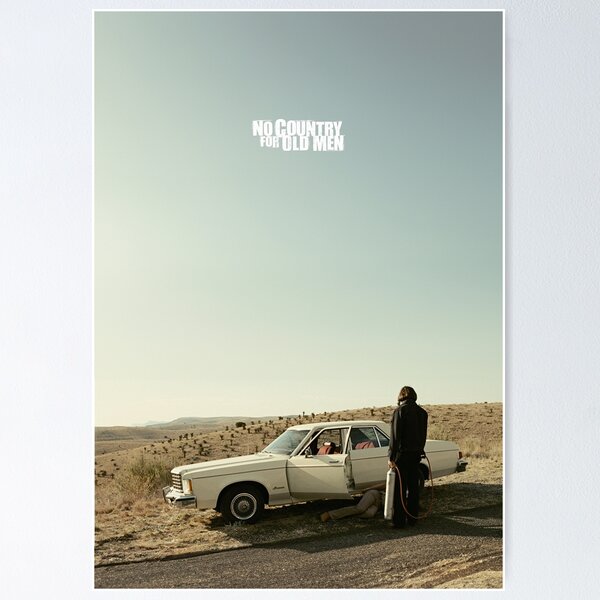 Aperçu de l'œuvre NO COUNTRY FOR OLD MEN POSTER 3 créée et vendue par Lopinio.