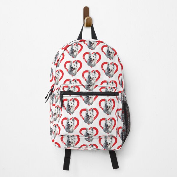 Item preview, Belgian Shepherd Cartoon in Love Heart designed and sold by For Dog Sake!®.
