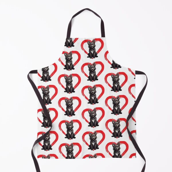 Item preview, Belgian Tervuren Cartoon in Love Heart designed and sold by For Dog Sake!®.