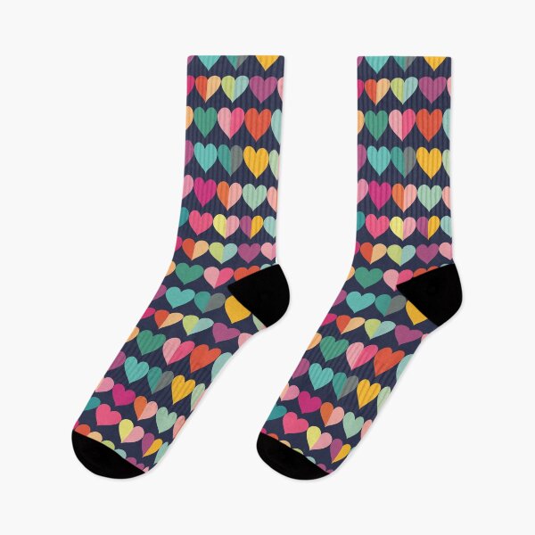 Item preview, Rainbow Hearts  - Hearts Pattern  -cute  hearts - valentines day pattern designed and sold by Loffartdesign.
