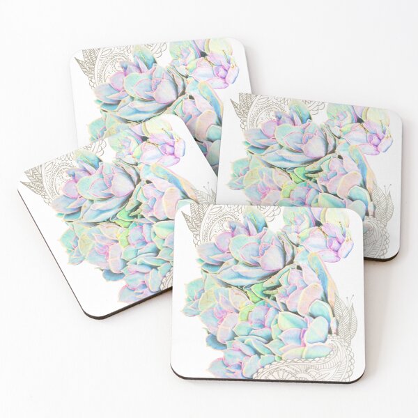 Item preview, Succulents in colors designed and sold by RaquelElb.
