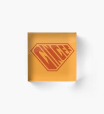 Ginger SuperEmpowered (Ginger) Acrylic Block