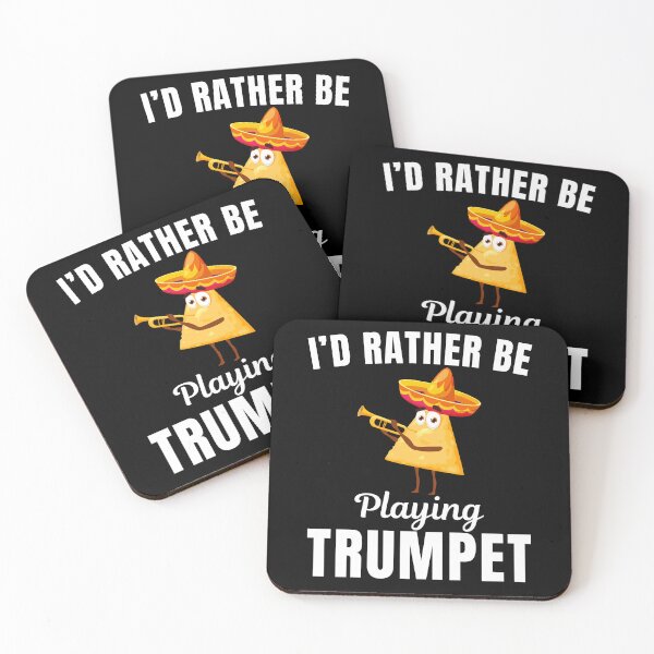 Item preview, I'd rather be playing trumpet, funny trumpeter, trumpet musical instrument players instructor and musicians saying or quote designed and sold by NBSStore.
