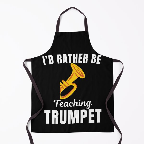Item preview, Prefiero estar enseñando trompeta, trompetista divertido, profesores de instrumentos musicales de trompeta, instructores y músicos diciendo o citando designed and sold by NBSStore.