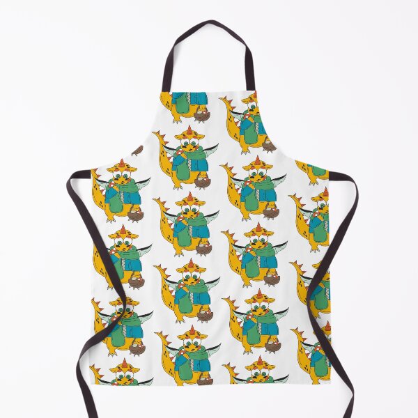 Item preview, Funny fantasy character dragon gathers mushrooms. designed and sold by Innamalinka.