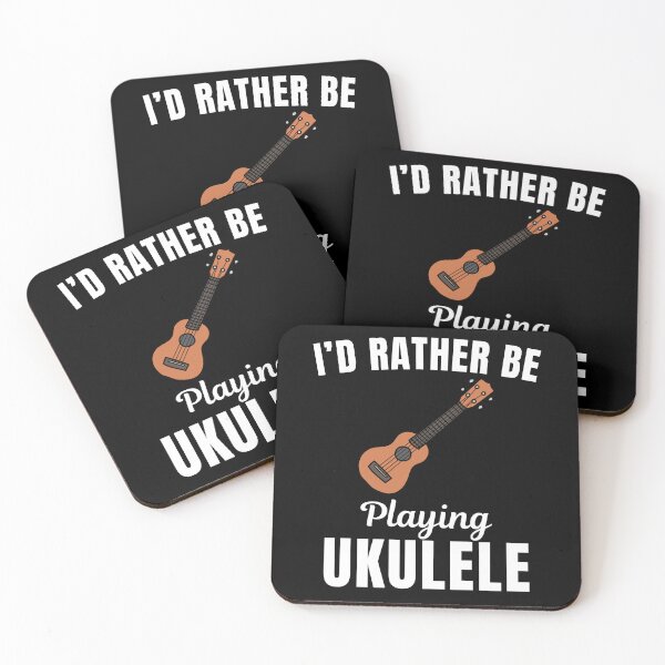 Item preview, I'd rather be playing ukulele, funny ukulelist, ukulele musical instrument players lovers and musicians saying or quote designed and sold by NBSStore.