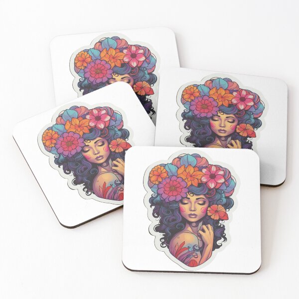 Item preview, Self Love Flower Women designed and sold by NicolasGlowArt.