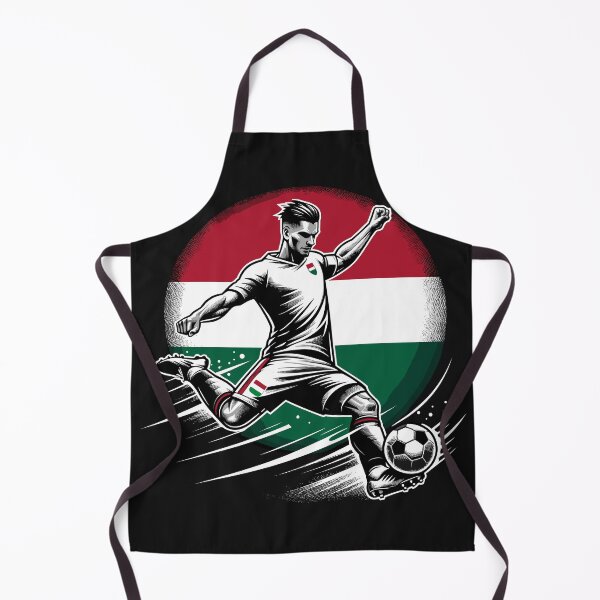 Item preview, Dynamic Hungary Soccer Star in Action - Vector Design designed and sold by SerhiiArt.