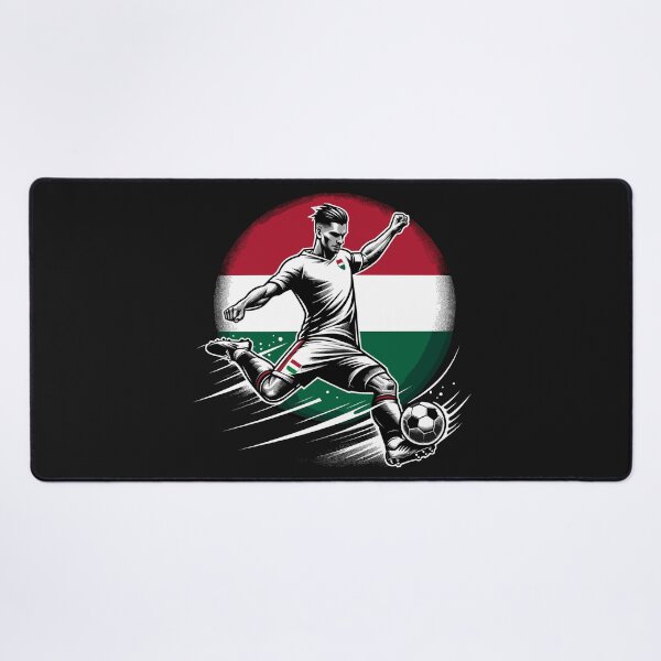 Item preview, Dynamic Hungary Soccer Star in Action - Vector Design designed and sold by SerhiiArt.