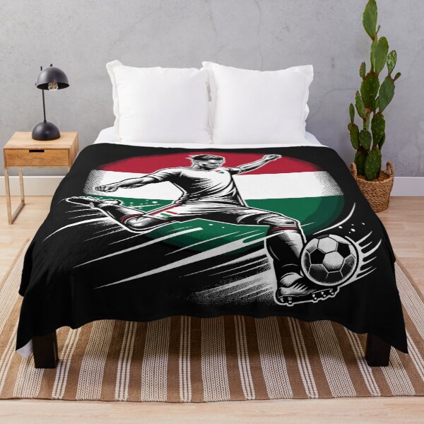 Item preview, Dynamic Hungary Soccer Star in Action - Vector Design designed and sold by SerhiiArt.