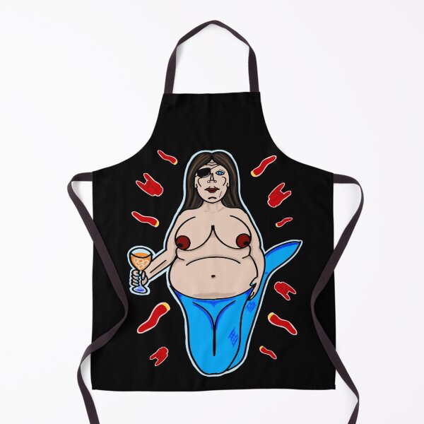 Item preview, Napoles lucky fat mermaid with spritz designed and sold by Rockerbeard.