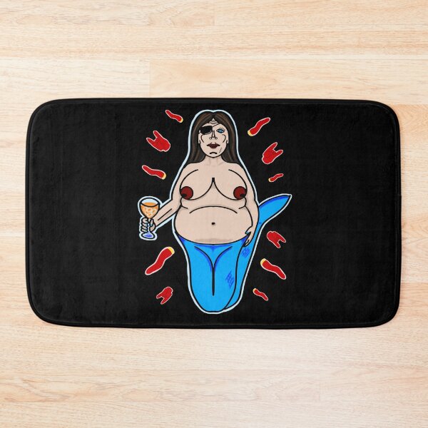 Item preview, Napoles lucky fat mermaid with spritz designed and sold by Rockerbeard.