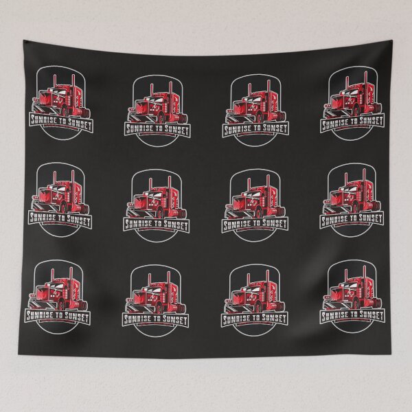 Item preview, Sunrise to Sunset: Truckin' Never Quits designed and sold by DrewonDesigns.