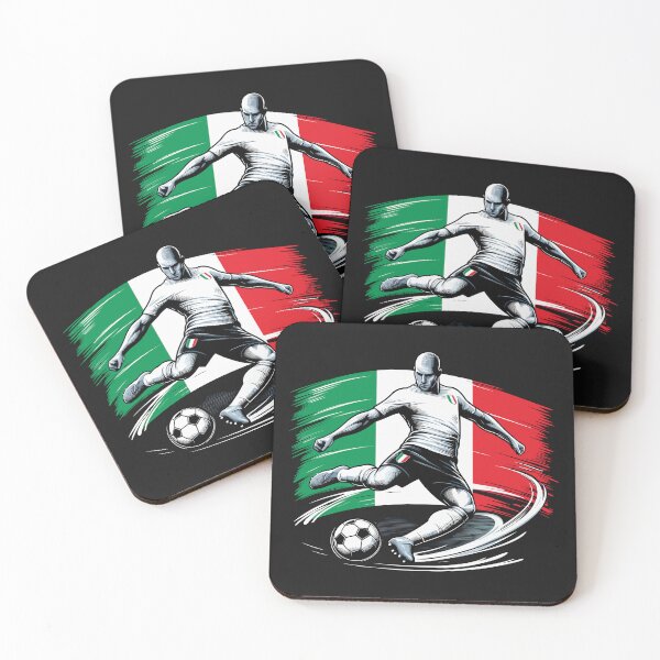 Item preview, Dynamic Italy Soccer Star in Action - Vector Design designed and sold by SerhiiArt.