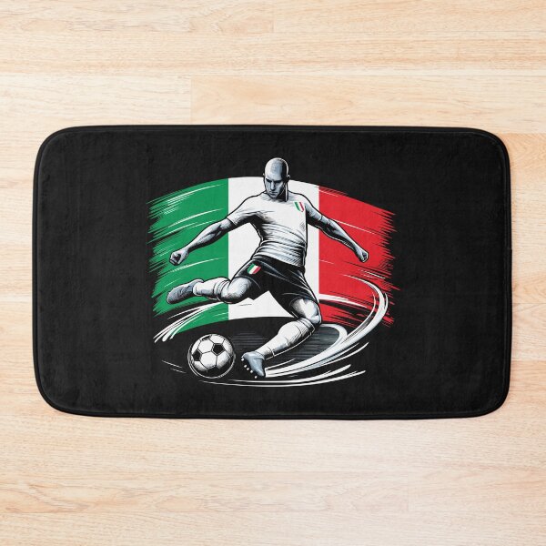Item preview, Dynamic Italy Soccer Star in Action - Vector Design designed and sold by SerhiiArt.