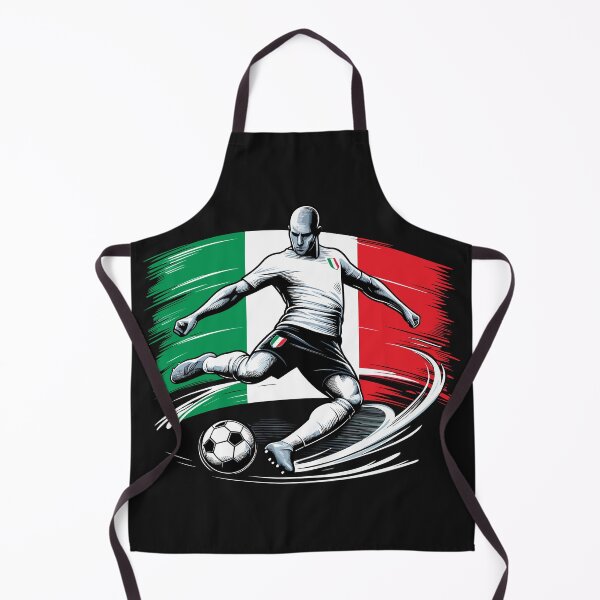 Item preview, Dynamic Italy Soccer Star in Action - Vector Design designed and sold by SerhiiArt.