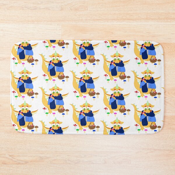 Item preview, Funny fantasy character dragon gathers mushrooms.	 designed and sold by Innamalinka.