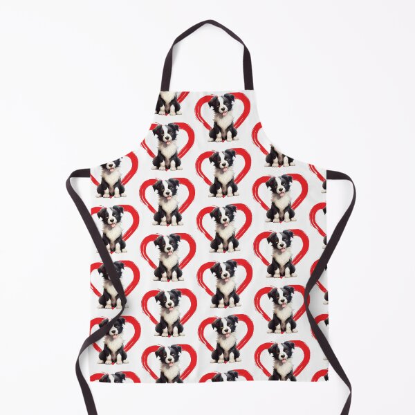 Item preview, Border Collie Cartoon in Love Heart designed and sold by For Dog Sake!®.