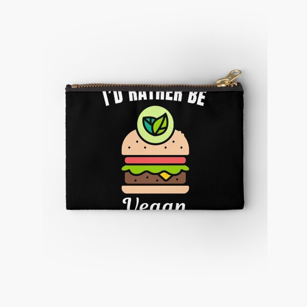 Item preview, I'd rather be vegan, funny vegan family or lady vibe saying or quote designed and sold by NBSStore.