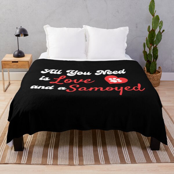 Item preview, All you need is love and a Samoyed Valentines Day for dog owner designed and sold by Lady-Frost.