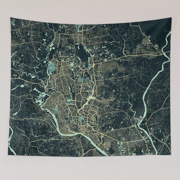 Item preview, Dhaka City Map of Bangladesh - Summer designed and sold by deMAP.