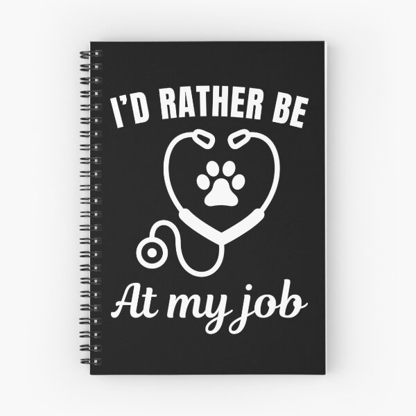 Item preview, I'd rather be at my job, funny vet or veterinarian. Veterinary practice nurse or assistant designed and sold by NBSStore.